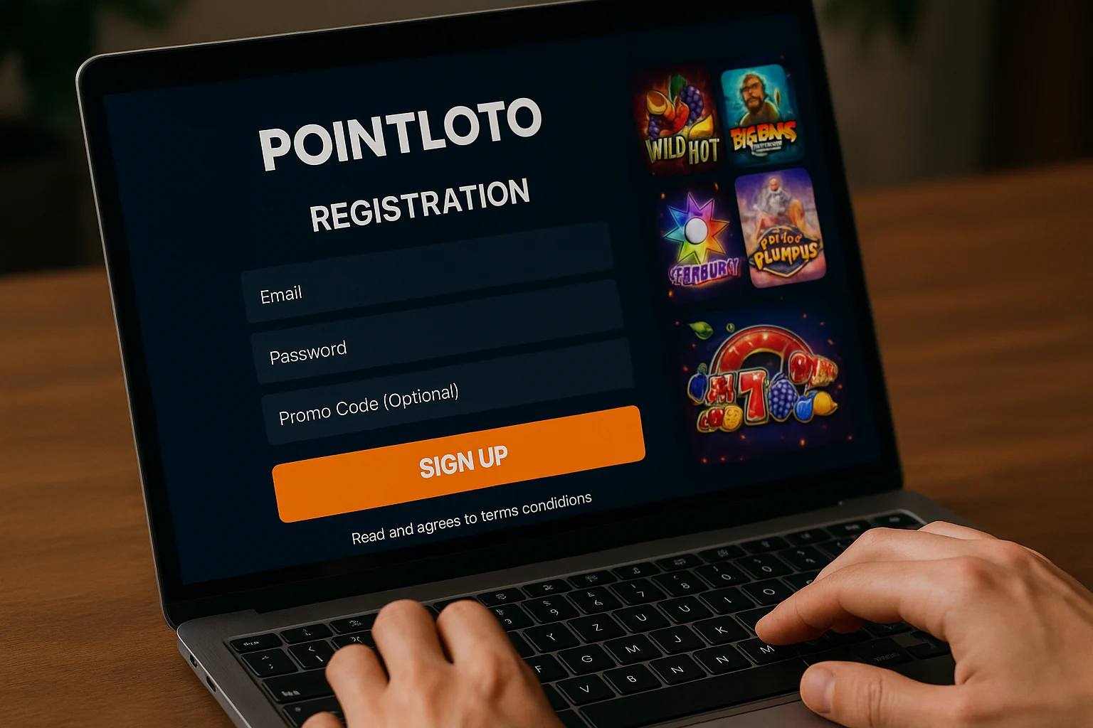 Реєстрація на Pointloto